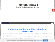 Tablet Screenshot of hydrobudowa1.pl